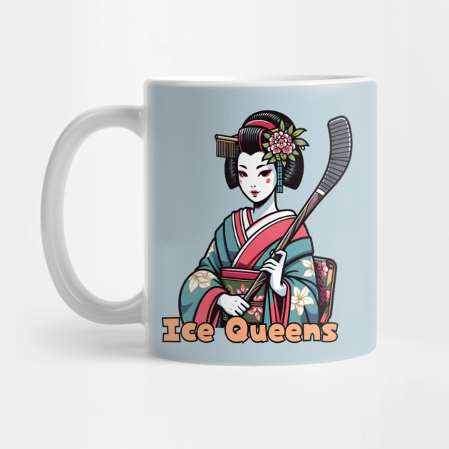 Ice hockey geisha by Japanese Fever